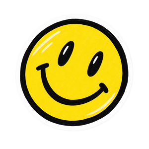 Smiley sticker